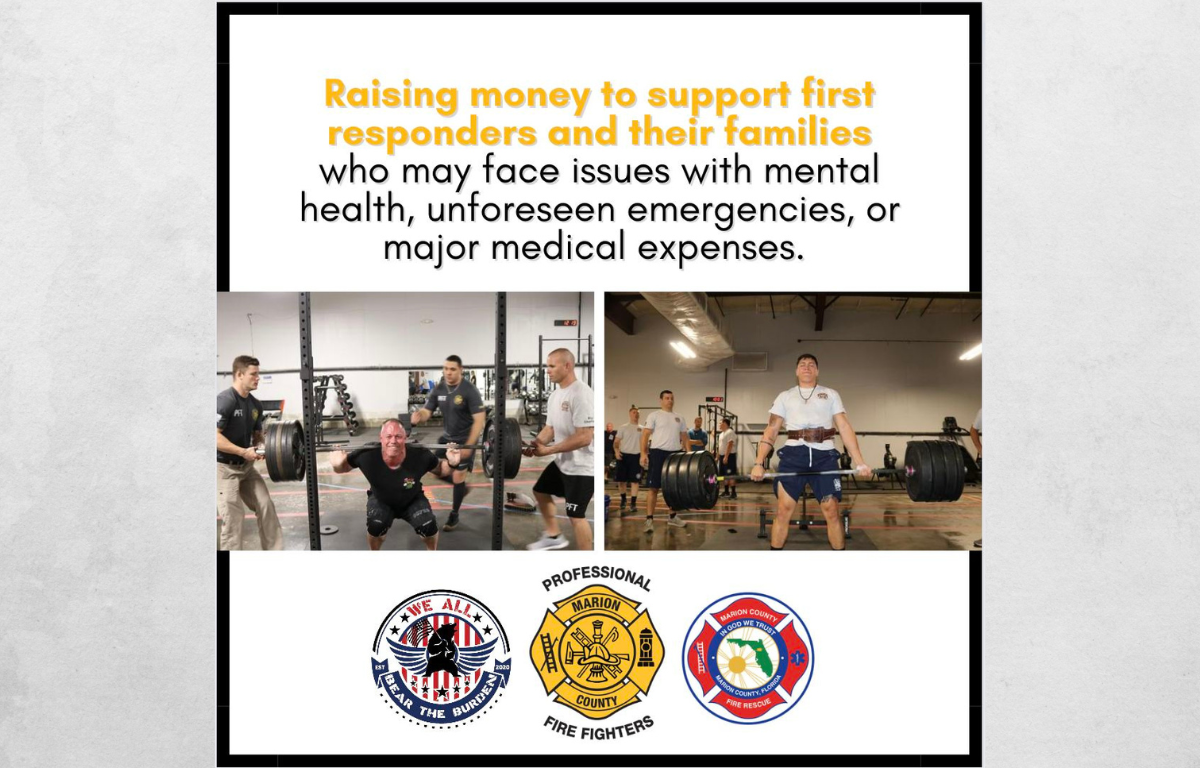 Bear the Burden, hosted by The Professional Fire Fighters to Marion County (PFFMC) are partnering with Marion County Fire Rescue (MCFR)