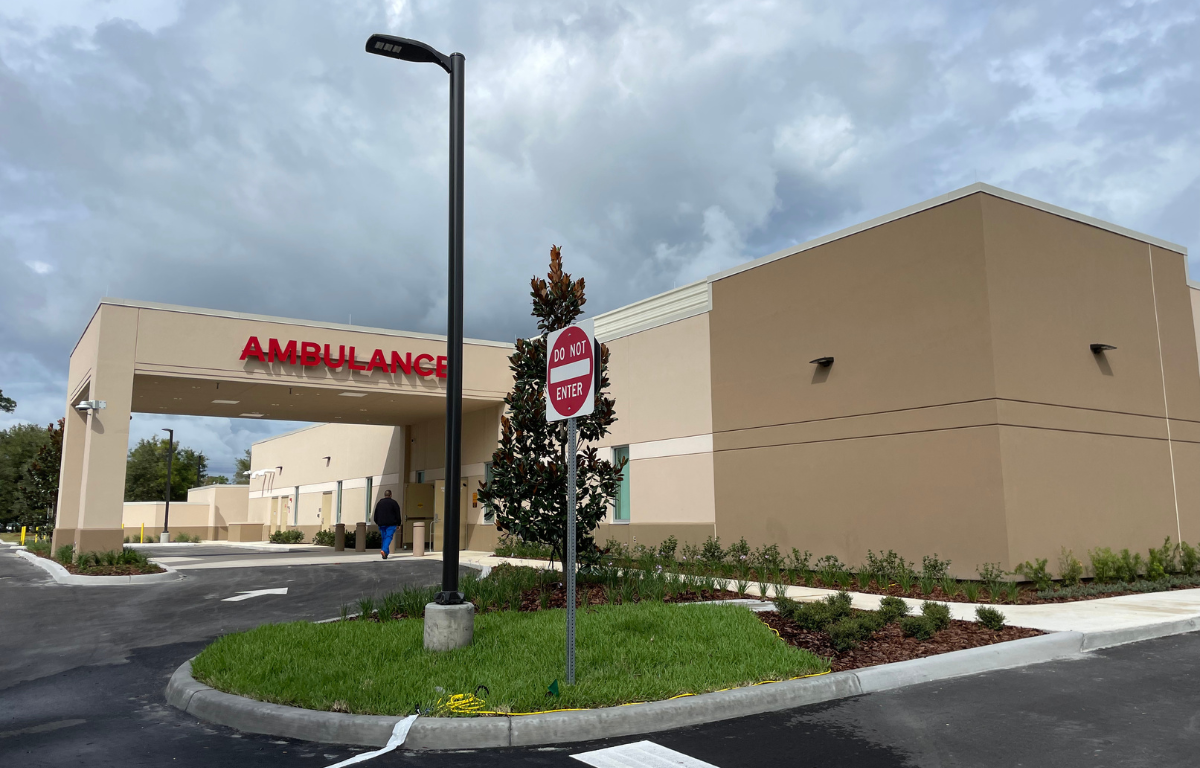 The 11,000-square-foot facility is the first of its kind on the east end of town, complete with 11 patient rooms and a trauma room.