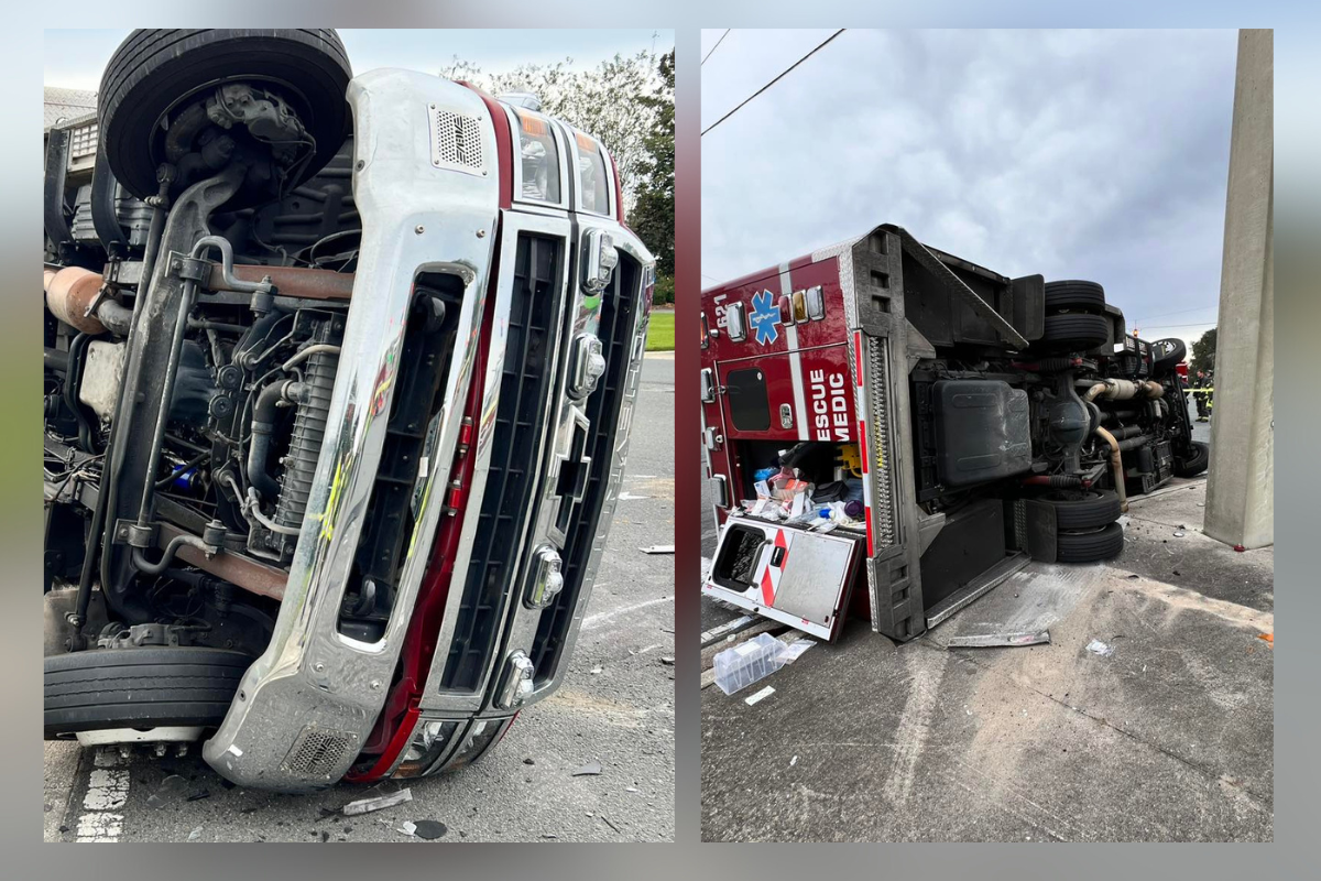 MCFR ambulance involved in rollover crash, 15 people transported to ...