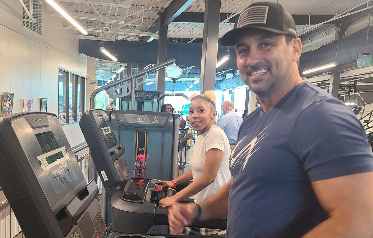 Ocala Mayor Ben Marciano enjoys a jog on the treadmill at the Mary Sue Rich Community Center at Reed Place to get his heart rate going.