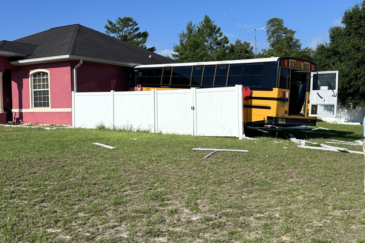 UPDATED: Marion County school bus collides with truck, crashes into ...