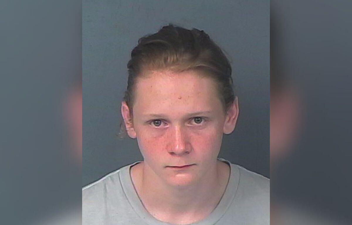 Image shows booking photo of 18-year-old Gage Carlisto.