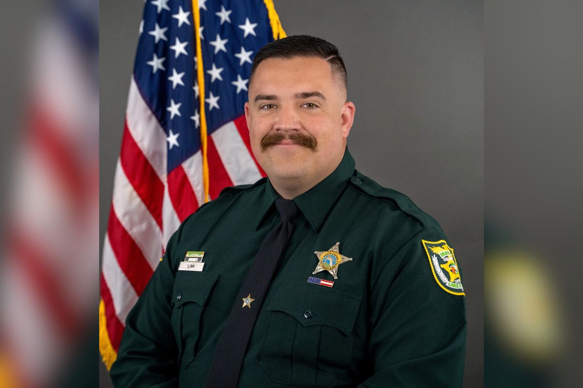 Photo shows 28-year-old Master Deputy Sheriff Bradley Link who died in a shooting on Friday.