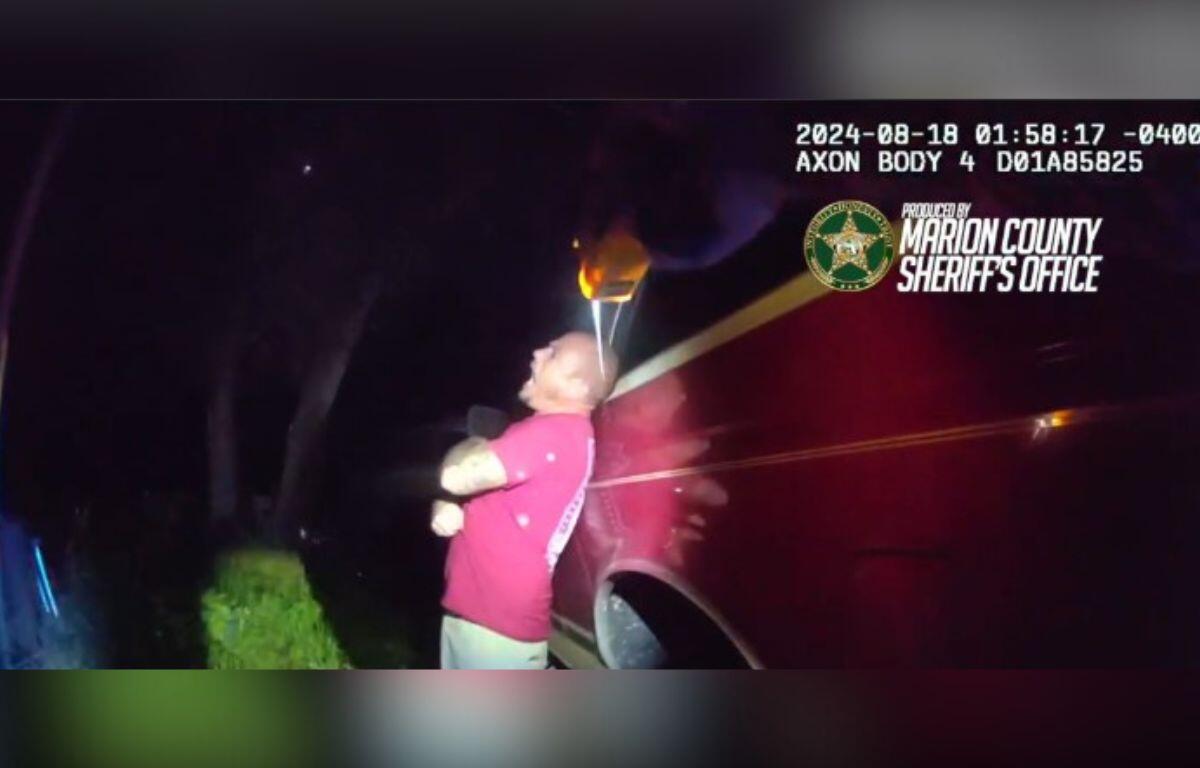 Photo shows driver being tased by a Marion County sheriff's deputy.