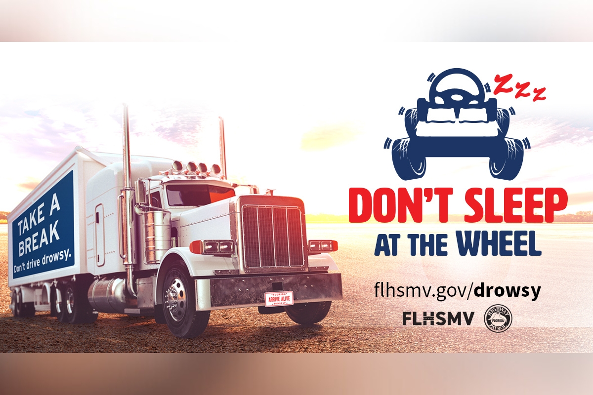 Drowsy Driving campaign underway in Florida.