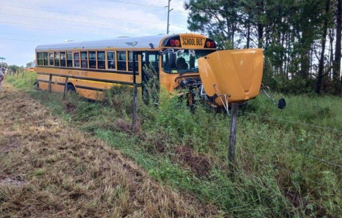 A Sumter County School Bus was involved in a wreck.