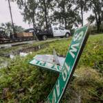 Hurricane Milton blew through Shady Road Ranches in Southwest Ocala, FL on Thursday, October 10, 2024. While the path of Milton shifted a little farther south, Marion county had plenty of trees down across roads and powerlines down.