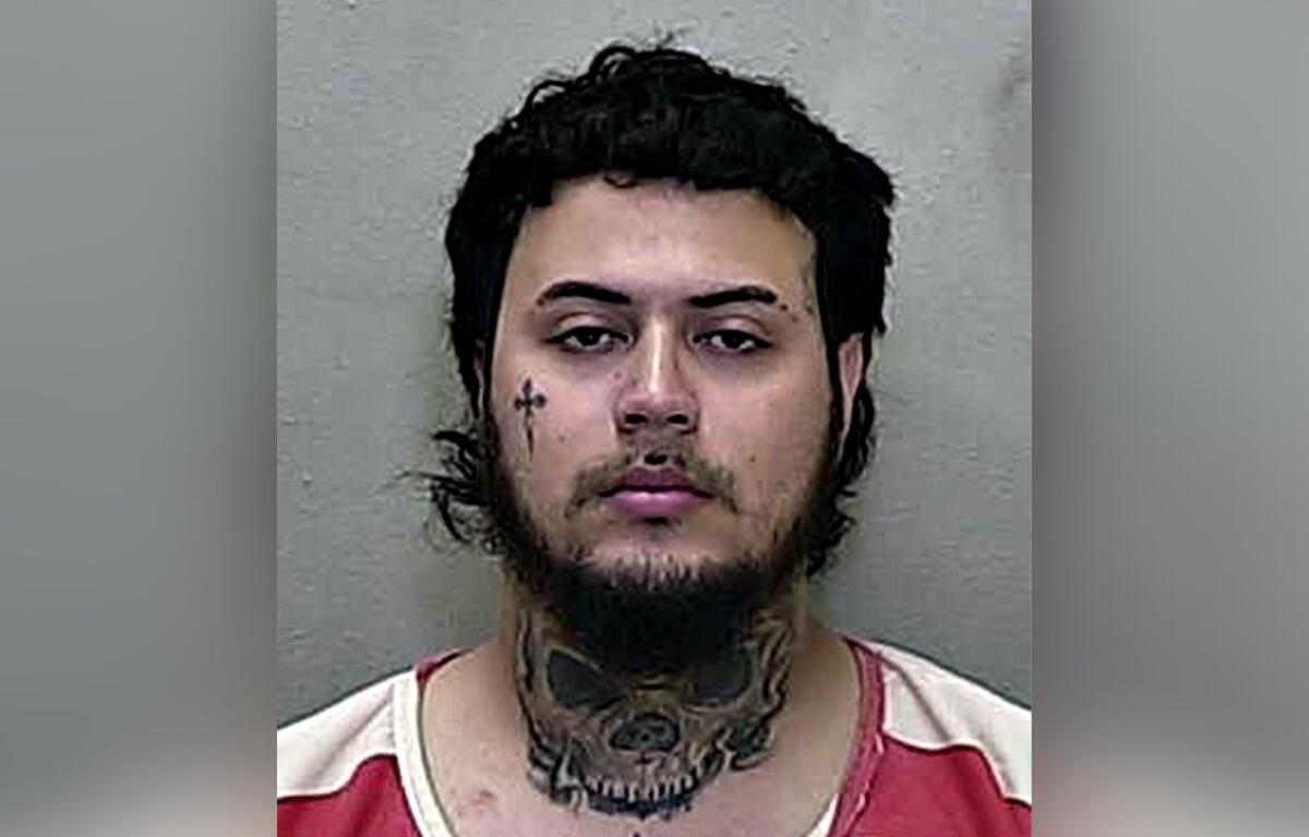 This is Anthony Diaz's mugshot. He was arrested for 20 counts of possession of child pornography.