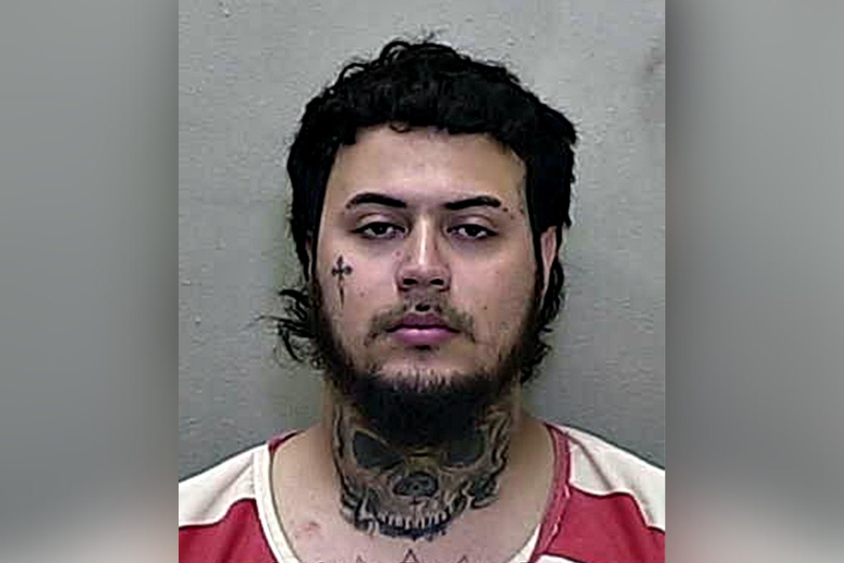 This is Anthony Diaz's mugshot. He was arrested for 20 counts of possession of child pornography.