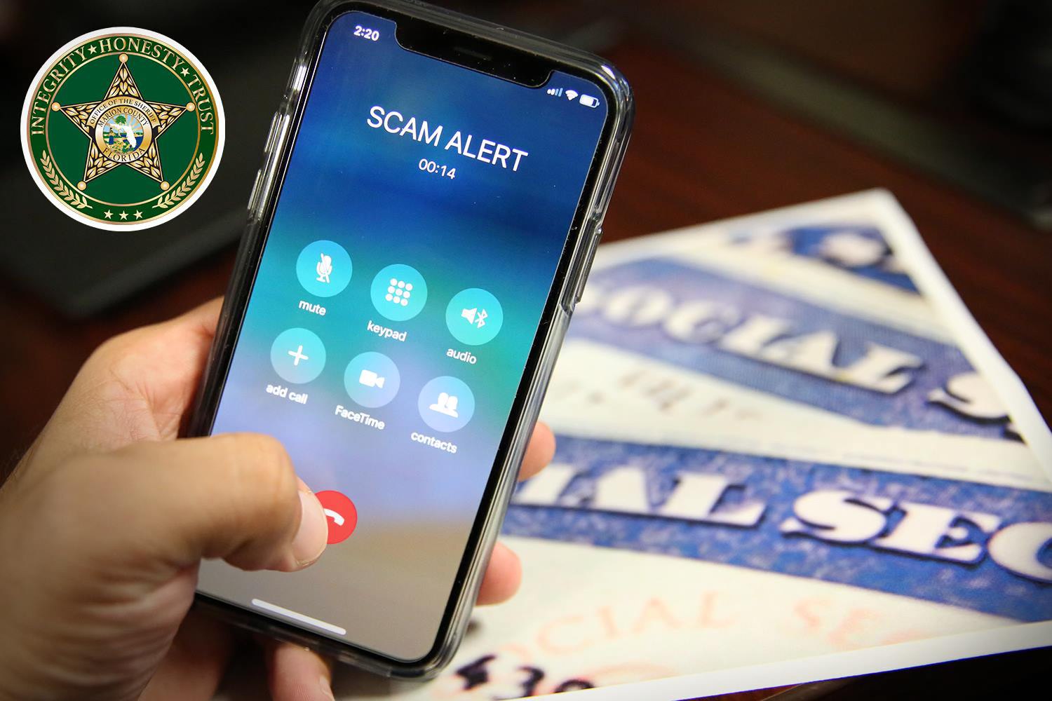 The Marion County Sheriff's Office (MCSO) has received multiple reports of scammers impersonating MCSO employees.