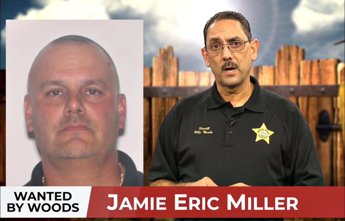 Marion County Sheriff Billy Woods is looking for a fugitive who may be in Dunnellon.