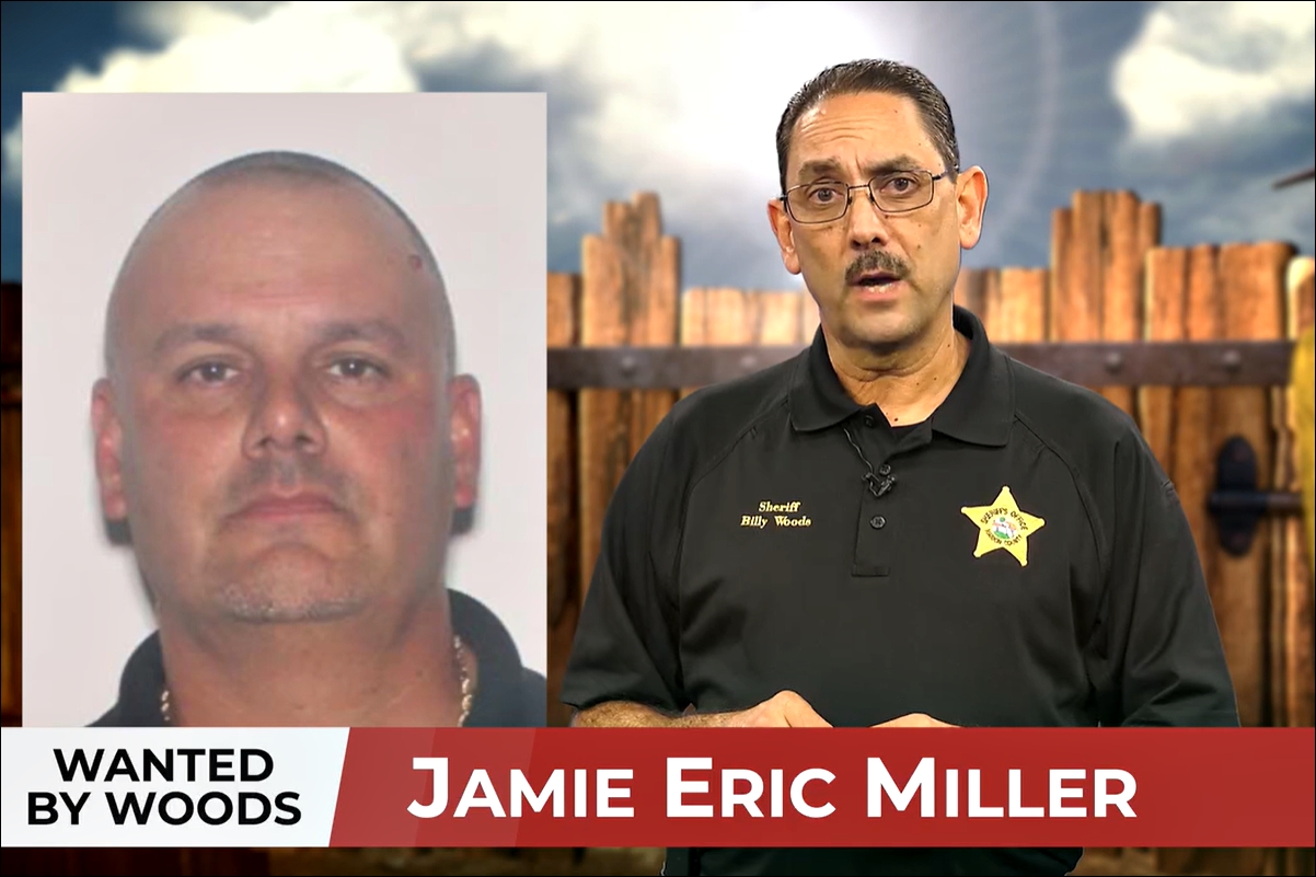 Marion County Sheriff Billy Woods is looking for a fugitive who may be in Dunnellon.