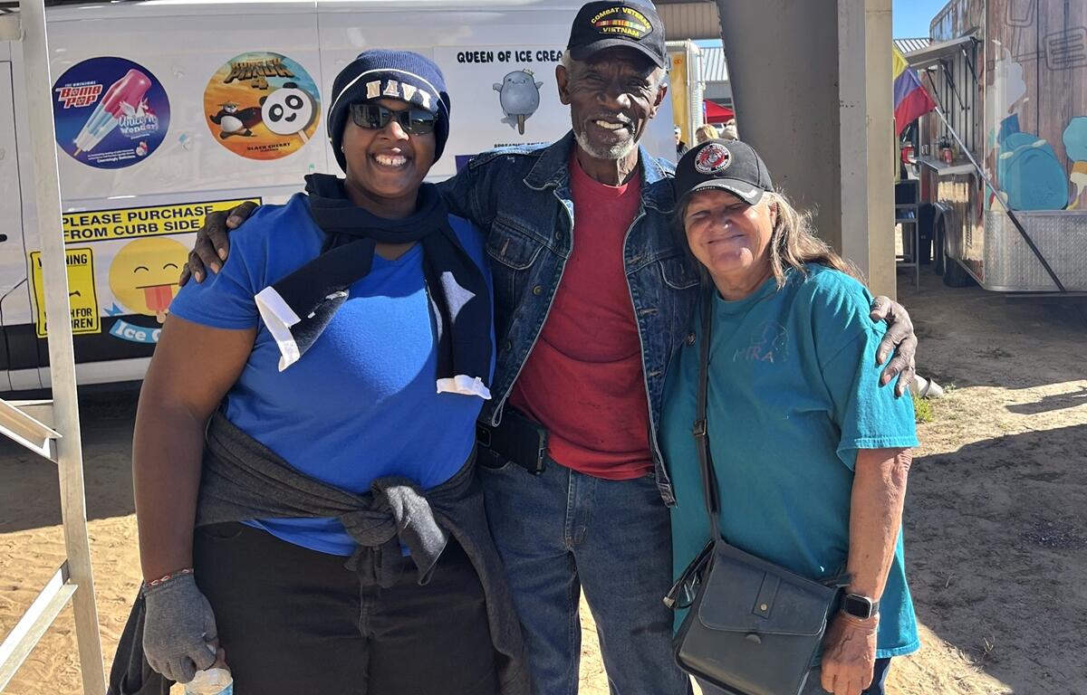 Vietnam veteran Raymond Whyte Sr. discusses how equine-assisted therapy transformed his life at the Equine Industry Career Expo at the Florida Horse Park on Nov. 22, 2024.