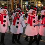 Sunrise Elementary Dance team marched during the annual Ocala Christmas Parade.