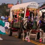 EE Farrier brought his work to entertain during the annual Ocala Christmas Parade.