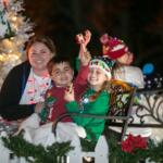 AdventHeath had a homey feel to their float during the annual Ocala Christmas Parade.