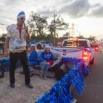"Elvis" belted out a tune during the annual Ocala Christmas Parade.