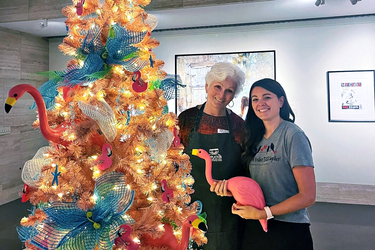 Visitors can see the beautifully decorated trees featured in “A Dickens Christmas: The Urban Family’s Holiday Exhibition” at the Appleton Museum of Art, a centerpiece of the annual Holiday Community Day.