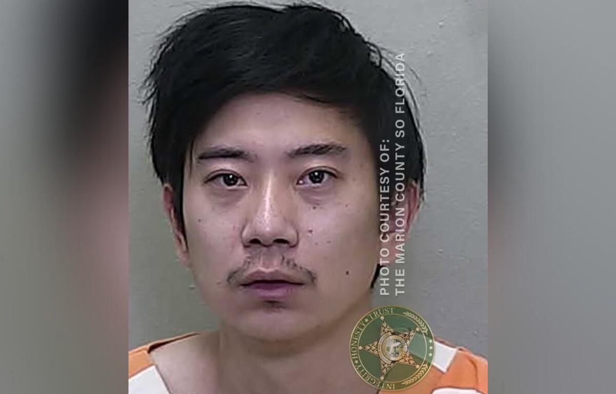 Marion County Sheriff’s Office deputies arrested Jiaan Cao, who is accused of attempting to defraud an 82-year-old woman out of $160,000 in a sophisticated scam involving fake bank claims and a bogus federal agent.