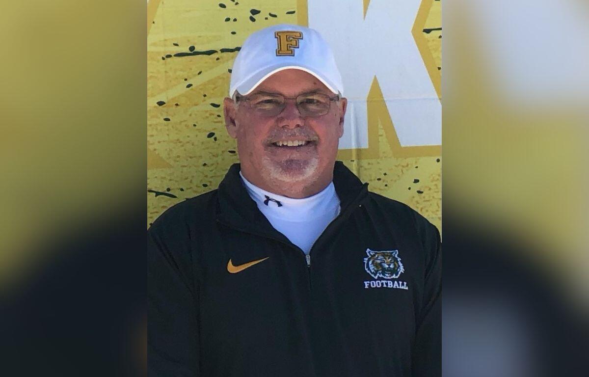Photo shows John Brantley III, current head coach of Forest High School's football team