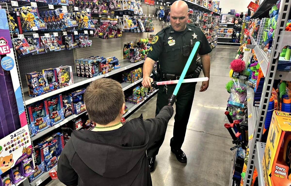 Shop with a Cop provided a night of fun for families and for the Marion County Sheriff's Department