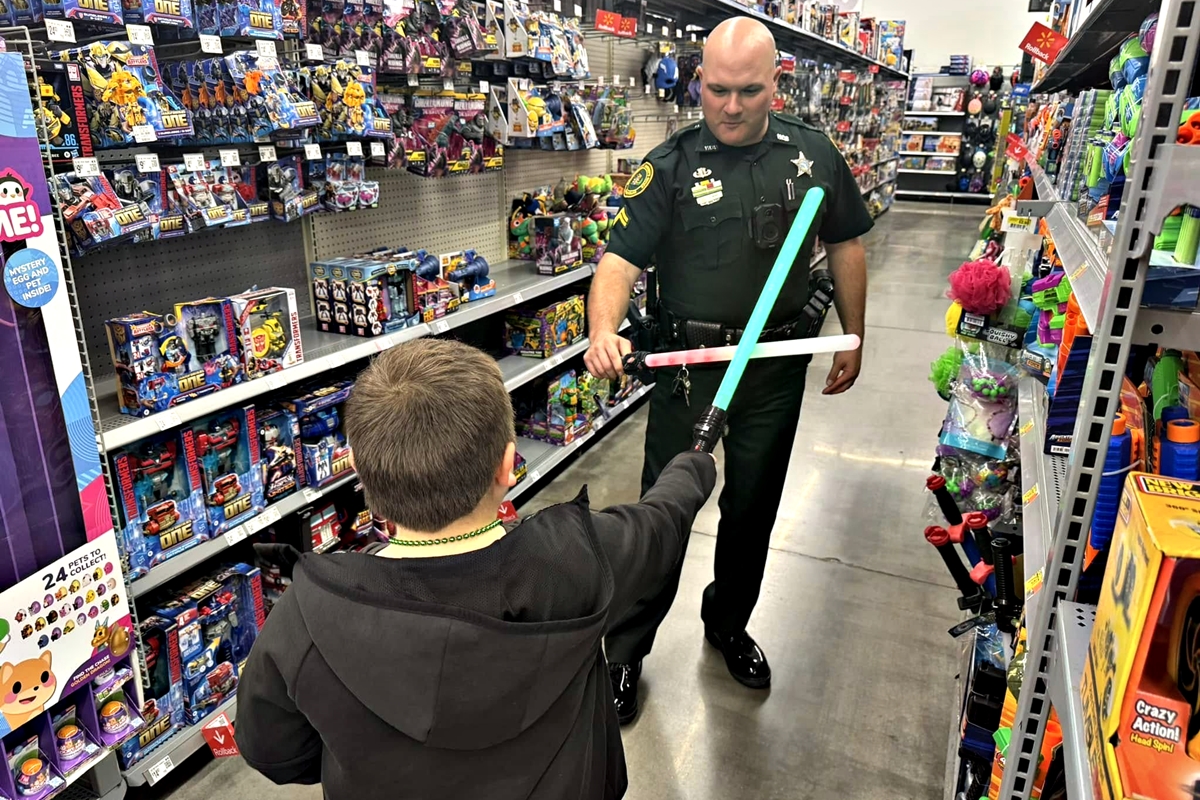 Shop with a Cop provided a night of fun for families and for the Marion County Sheriff's Department