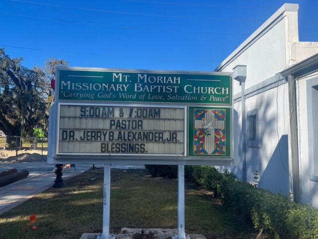 The Ocala City Council approved a monument to honor the legacy of Mt. Moriah Missionary Baptist Church at the site of the future Downtown Garage No. 2 during their Dec. 3 meeting.