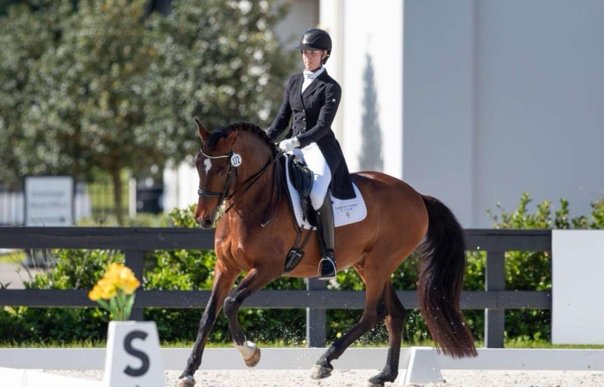Ocala-based dressage rider Sophia Schults, representing Hampton Green Farm, fulfills her lifelong dream of competing at the professional level.