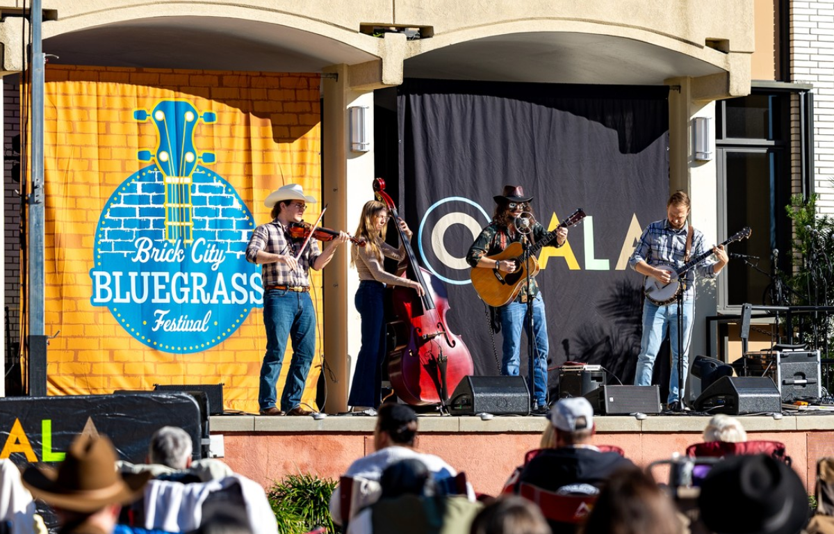 The Brick City Bluegrass Festival returns to Citizens' Circle for the second year this Saturday, February 1. Courtesy: City of Ocala