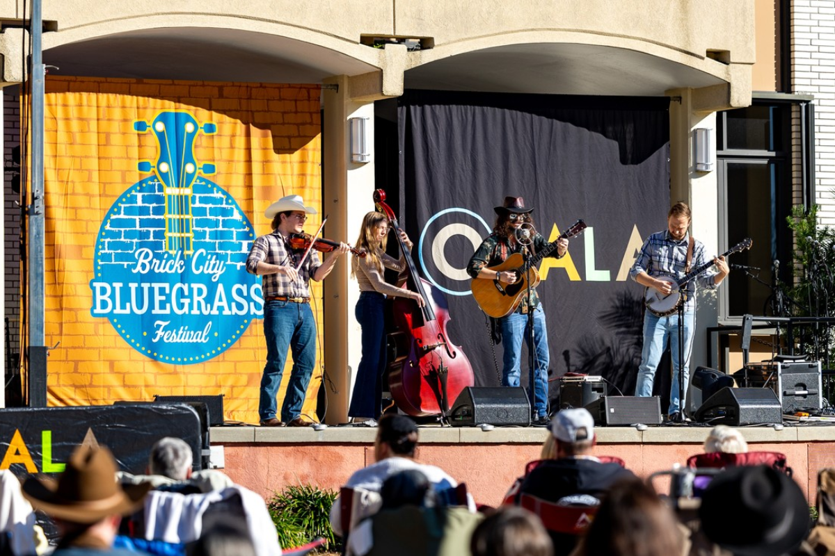 The Brick City Bluegrass Festival returns to Citizens' Circle for the second year this Saturday, February 1. Courtesy: City of Ocala