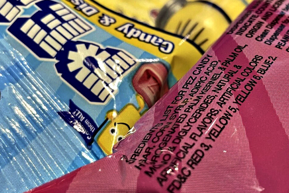 FILE - Pez candy, which contains red dye no. 3, is on display at a store in Lafayette, Calif., March 24, 2023. (AP Photo/Haven Daley, File)