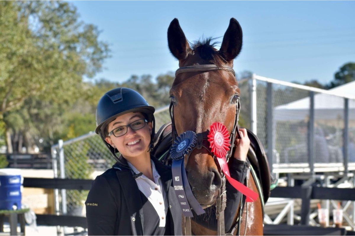Angela Gais has transitioned from a junior rider to an adult amateur, with her sights set on achieving her goal of becoming a professional in the equestrian world.