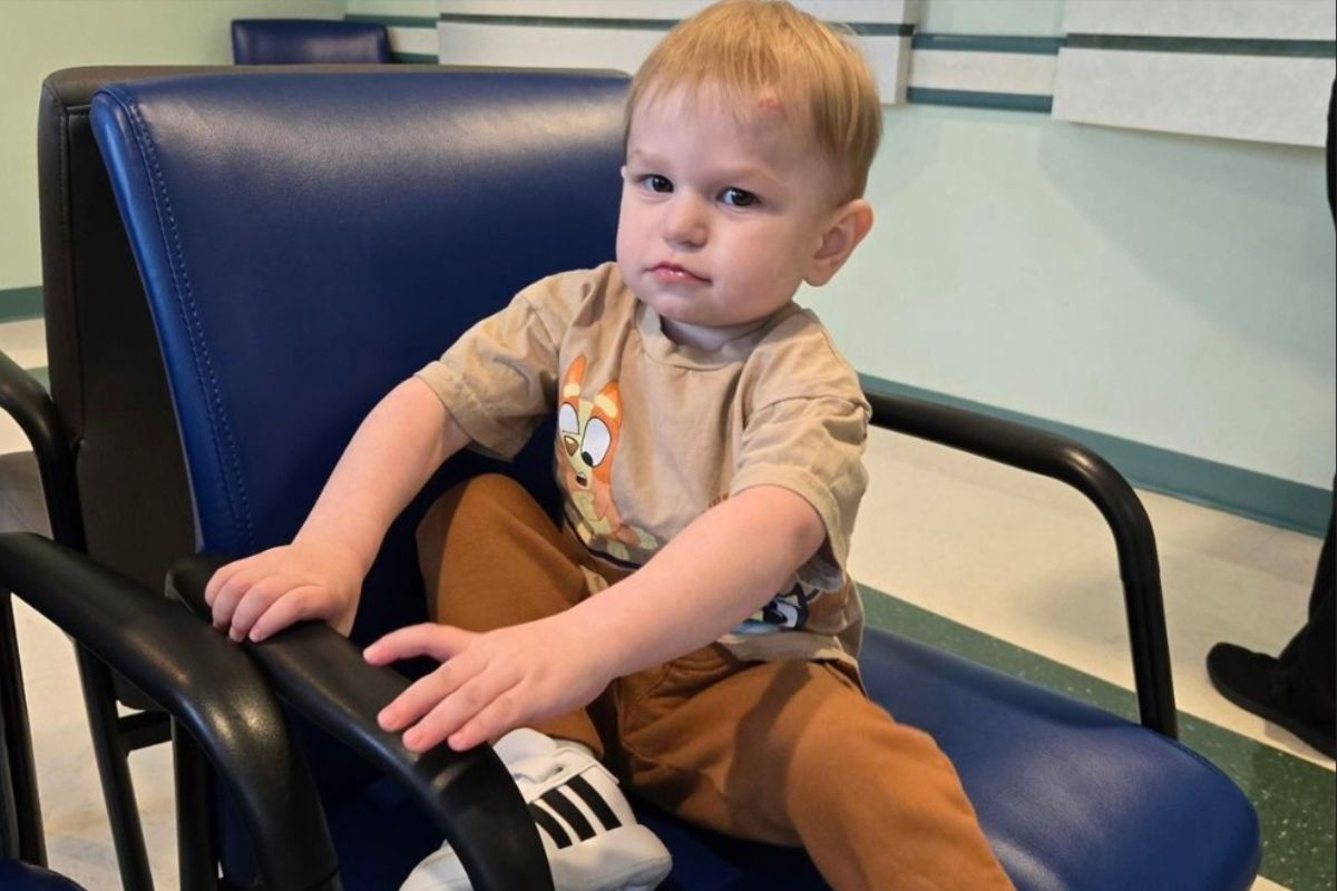 2-year-old Wyatt has autism, and his mom is in desperate need of a service dog for him.