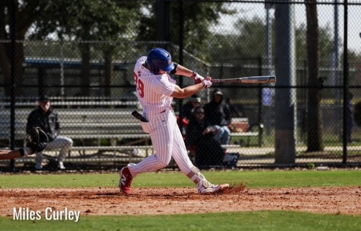Miles Curley delivers in the clutch: CF Patriots pitcher Miles Curley secured his first save of the season, closing out a 4-1 victory over South Georgia State with a scoreless inning and one strikeout.