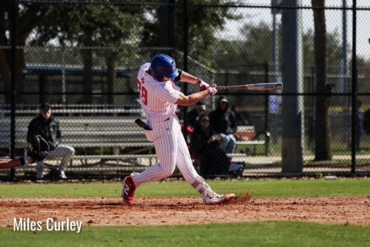Miles Curley delivers in the clutch: CF Patriots pitcher Miles Curley secured his first save of the season, closing out a 4-1 victory over South Georgia State with a scoreless inning and one strikeout.