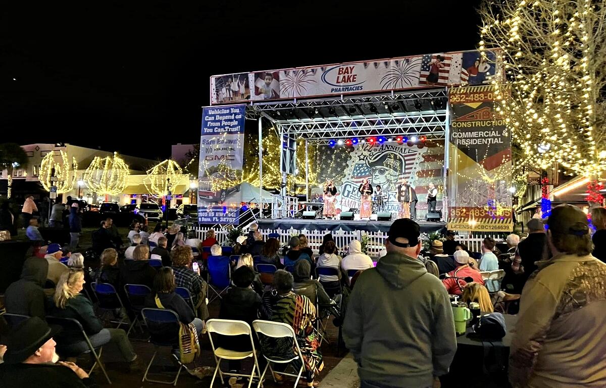 Country music star Jo Dee Messina will perform on stage during Georgefest in downtown Eustis. The festival, running from Feb. 15-22, featured live entertainment, carnival rides, and family-friendly activities as part of the 122nd annual celebration honoring George Washington.