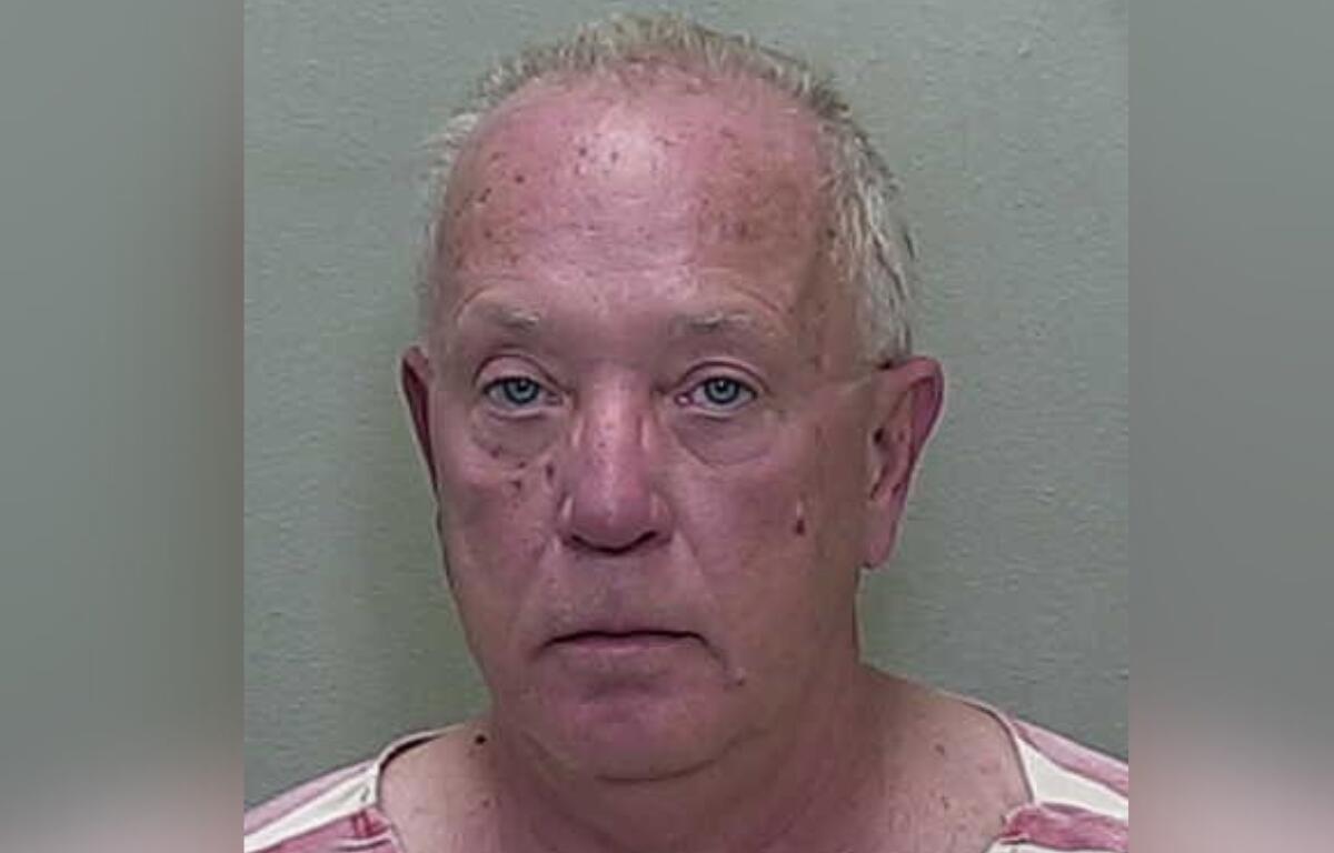 Richard Hawkins, 62, was arrested Feb. 23, 2025, on charges of lewd touching of a minor, false imprisonment, and open carry of a firearm, police say.