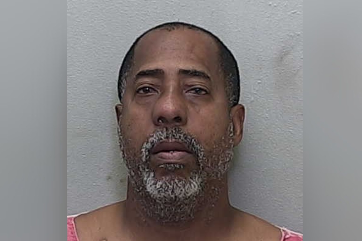 Jose Francisco Rivera, 57, is shown in a booking photo provided by the Marion County Sheriff’s Office. Rivera was arrested on Feb. 3, 2025, in connection with an armed robbery and stabbing at a convenience store in Ocala, FL. He is being held without bond.