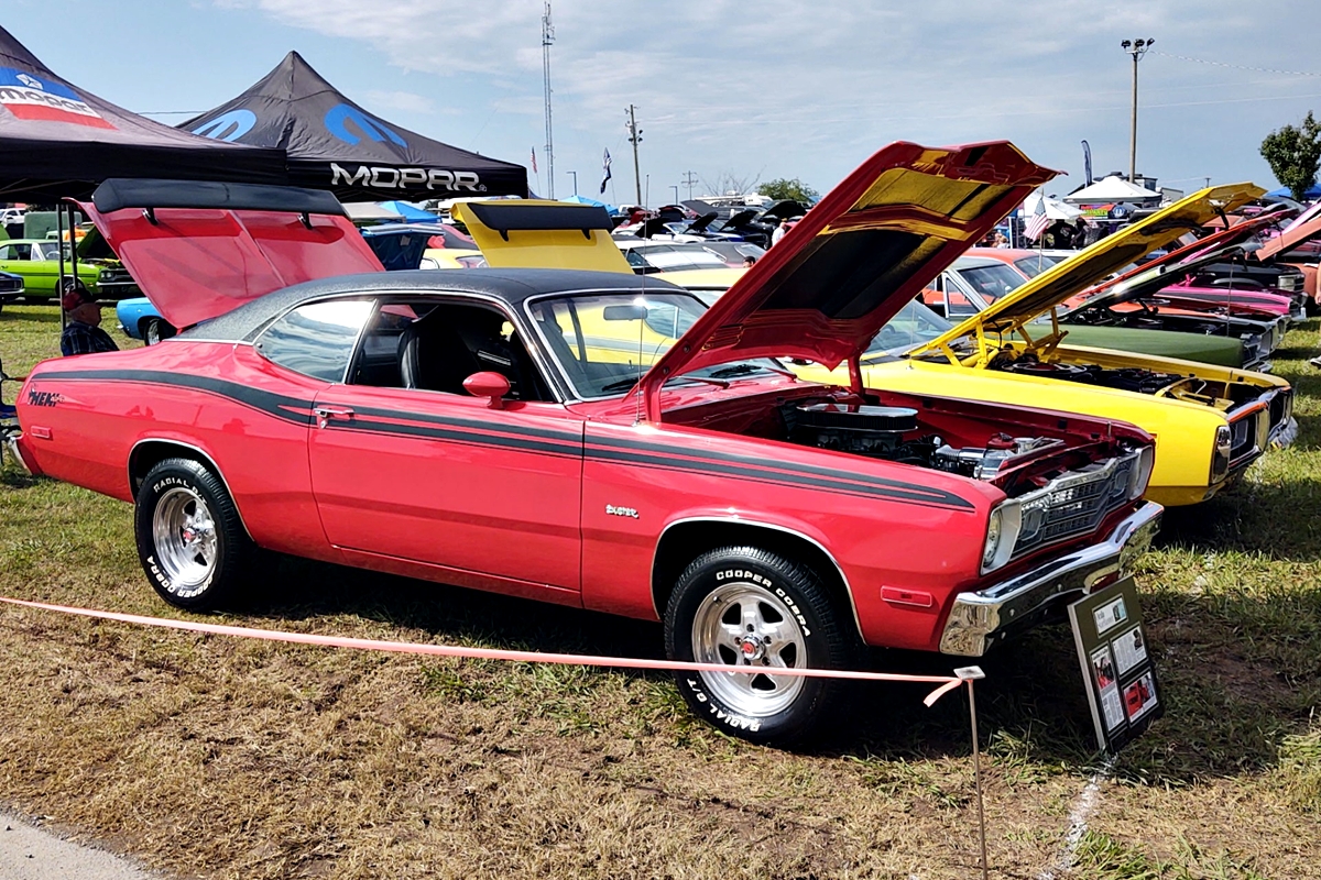 A classic Plymouth Duster is set to take center stage at the 38th Annual Sunshine State Mopar Car Show in Ocala, Fla., from Feb. 28 to March 1, 2025. The event will feature hundreds of Mopars, a swap meet, and cash giveaways, all benefiting Helping Hands.