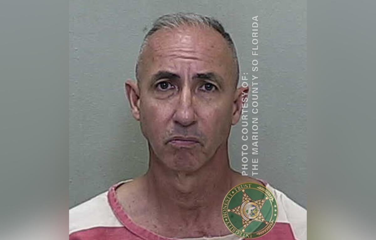 Geraldo Rivera-Serrano, 62, is shown in a mugshot after his arrest by Marion County Sheriff’s Office on Feb. 21, 2025, for multiple counts of lewd or lascivious molestation of children.