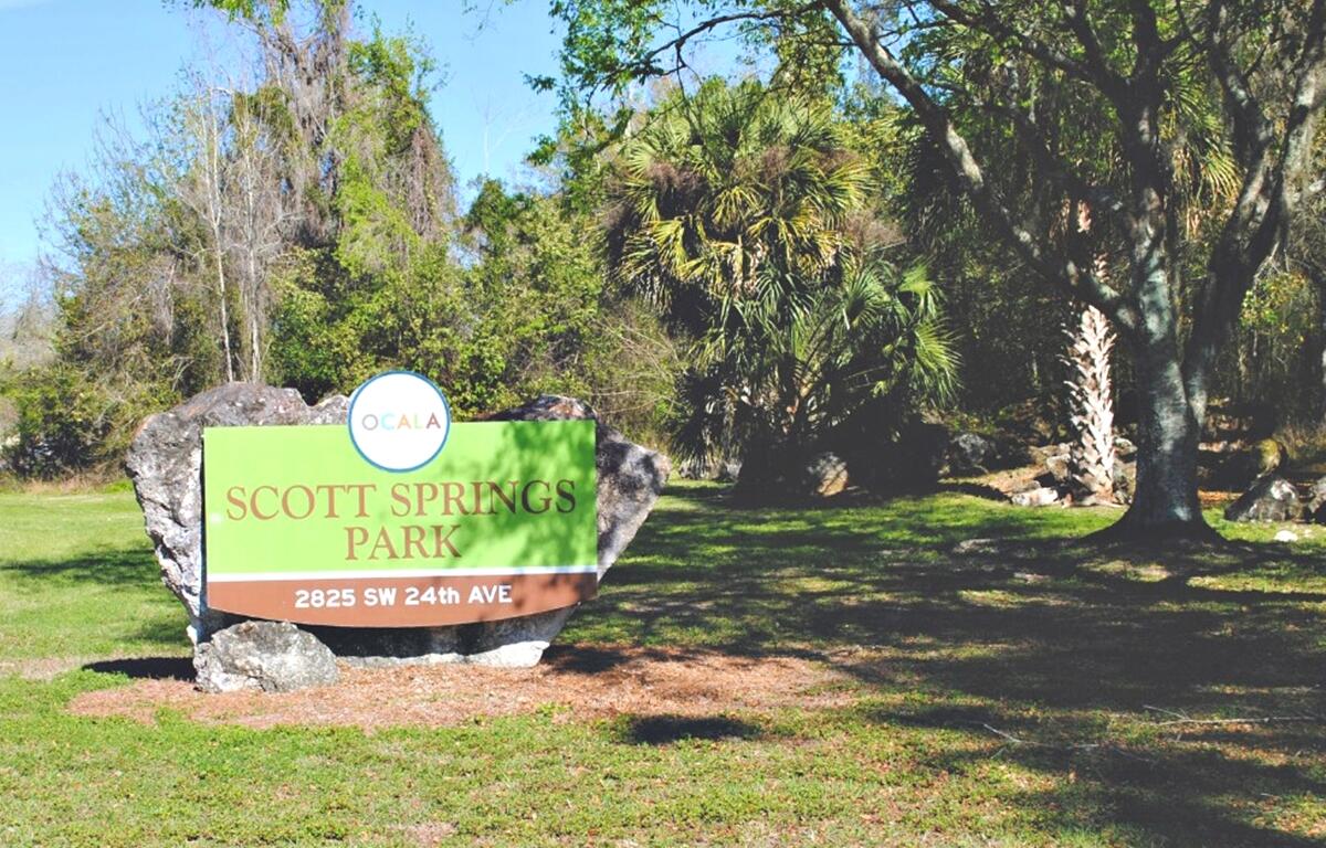 Scott Springs Park in Ocala, Fla., will be closed for maintenance starting March 3, 2025. The park is set to reopen on March 17 after sidewalk repairs and general upkeep.