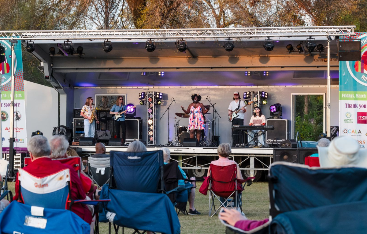 The Levitt AMP Music Series brings free concerts to outdoor spaces in Ocala.