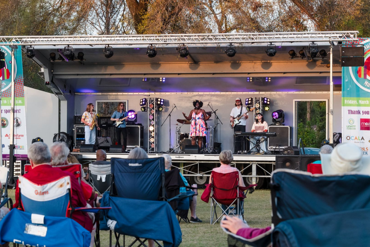 The Levitt AMP Music Series brings free concerts to outdoor spaces in Ocala.