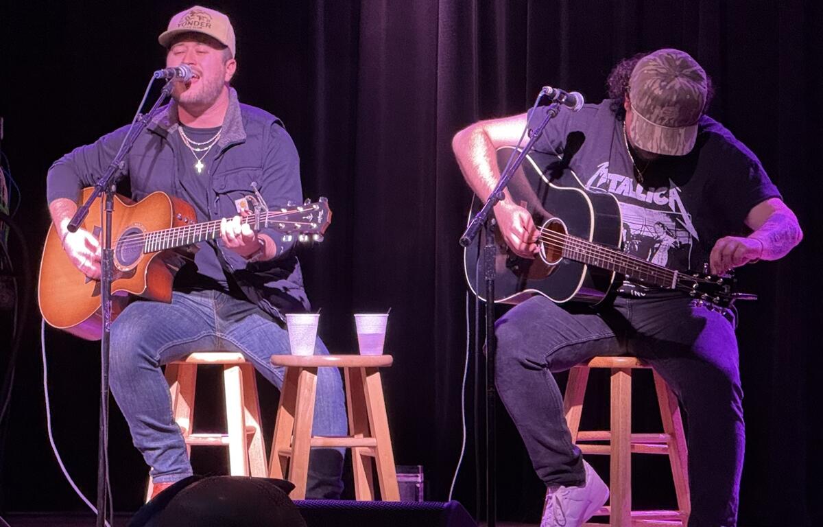Dylan Schneider performs at the 40th K-Country Acoustic Concert at the Circle Square Cultural Center in Ocala, FL, on March 3, 2025.