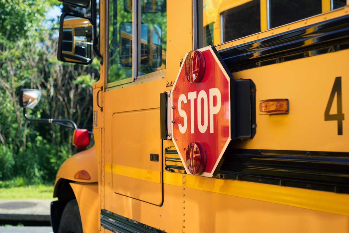 No injuries reported after Marion County school bus carrying 19 children and a sedan collided on NW 155th Street near County Road 25A in Florida on Tuesday.