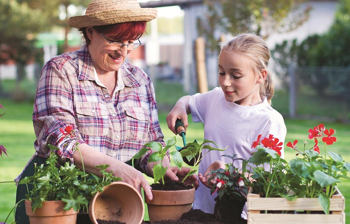 Planting flowers picked up from the Ocala Downtown Market is a great way to spend time with loved ones on a beautiful Ocala spring day.