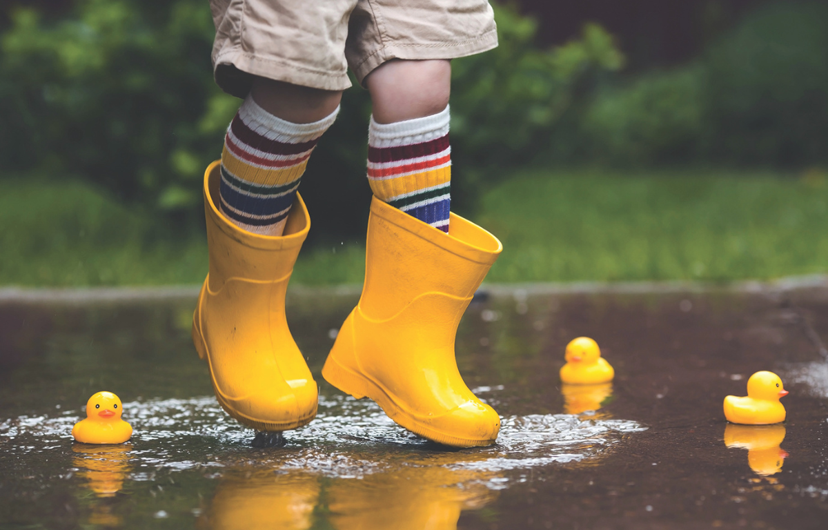 Sunday showers follow partly sunny skies on Saturday.