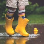 Sunday showers follow partly sunny skies on Saturday.
