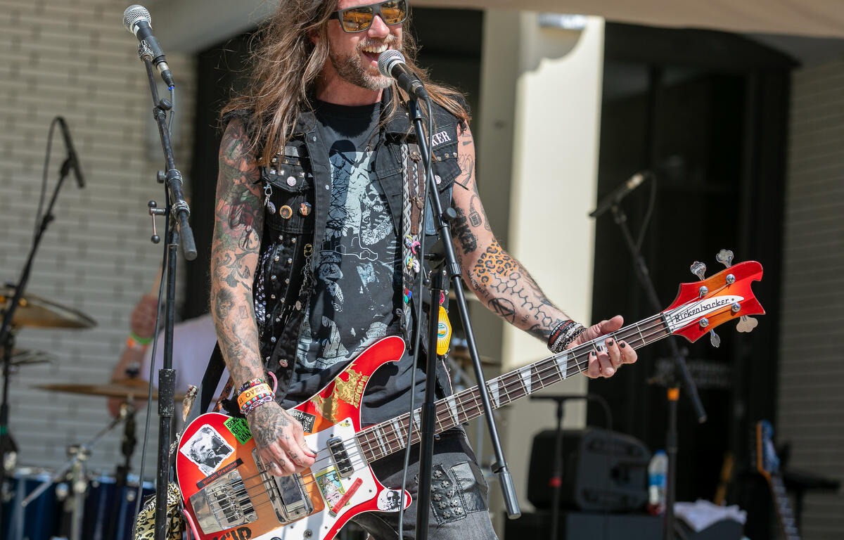 XpeakerBox performs during the 11th Annual Brick City Beer and Wine Festival at Citizen Circle in Ocala, FL on Saturday, April 19, 2025. Courtesy: Alan Youngblood/352today