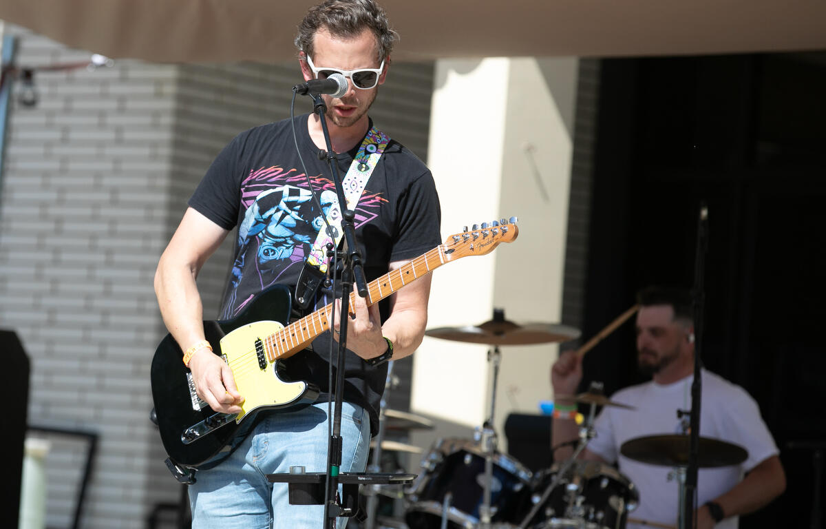 XpeakerBox performs during the 11th Annual Brick City Beer and Wine Festival at Citizen Circle in Ocala, FL on Saturday, April 19, 2025. Courtesy: Alan Youngblood/352today
